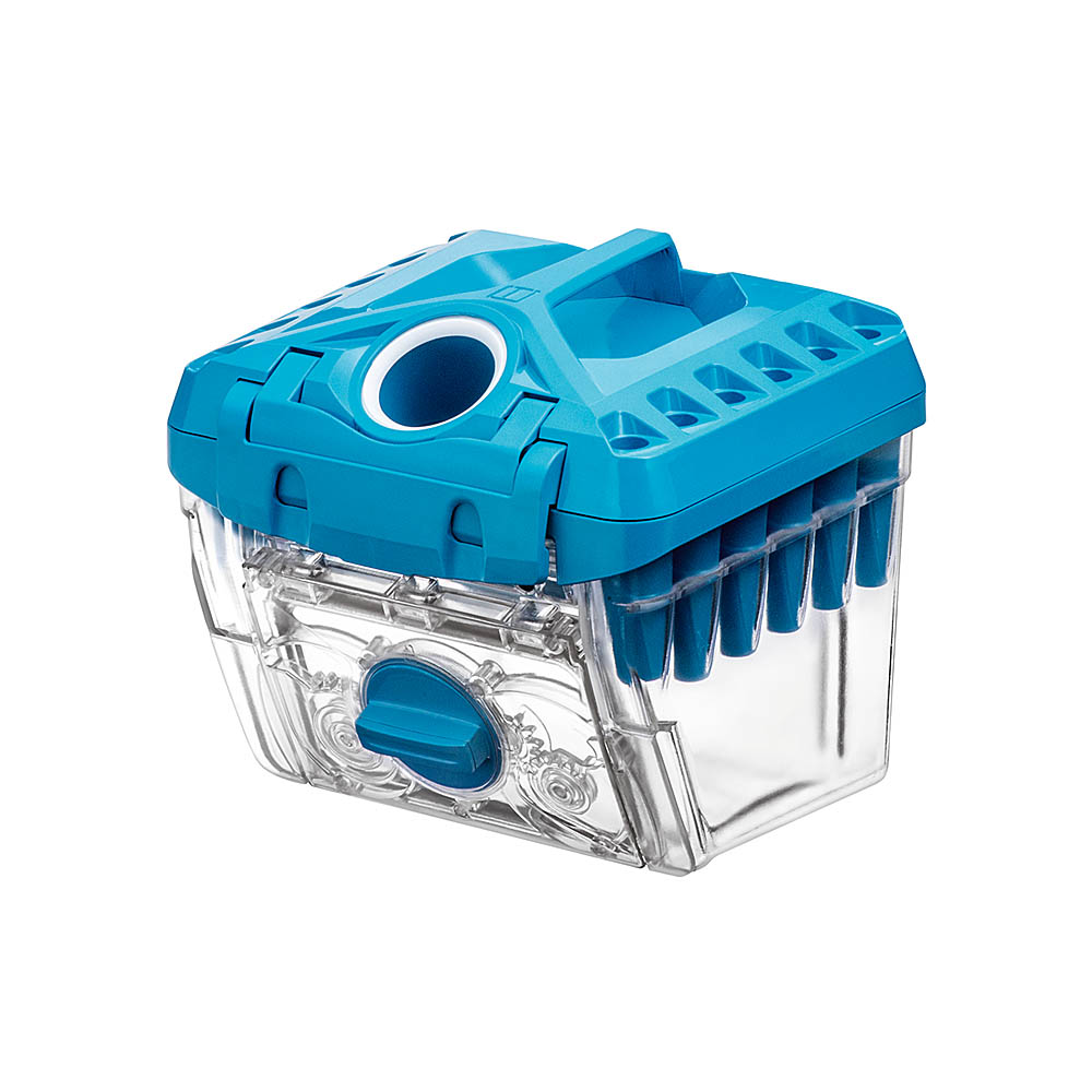 THOMAS DryBOX cyclone filtration system, blue The blue DryBOX is a cyclone filtration system with fractional dust separation technology for hygienic cleaning